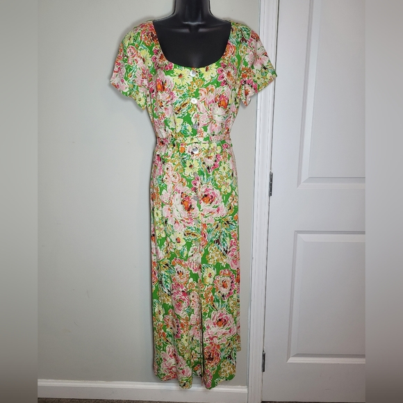 Coldwater Creek Dresses & Skirts - NWT Coldwater Creek Linen Cottagecore Prairie Maxi Dress sz 14